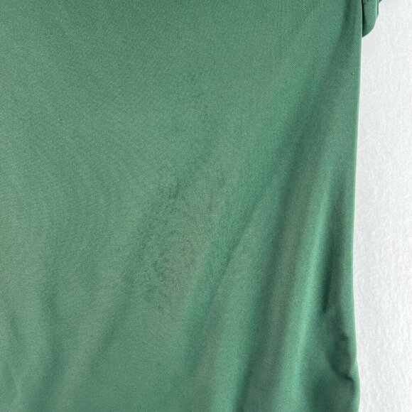 Harriton Cal Poly Mustangs Polo Men L Forest Green Embroidered Logo Short Sleeve - Picture 12 of 13